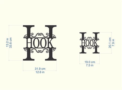 Personalized Decorative Nameplate Metal Wall Decor-4