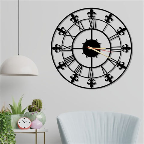Latitude Metal Wall Clock-2