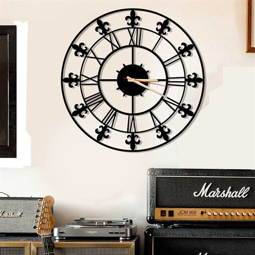 Latitude Metal Wall Clock-1