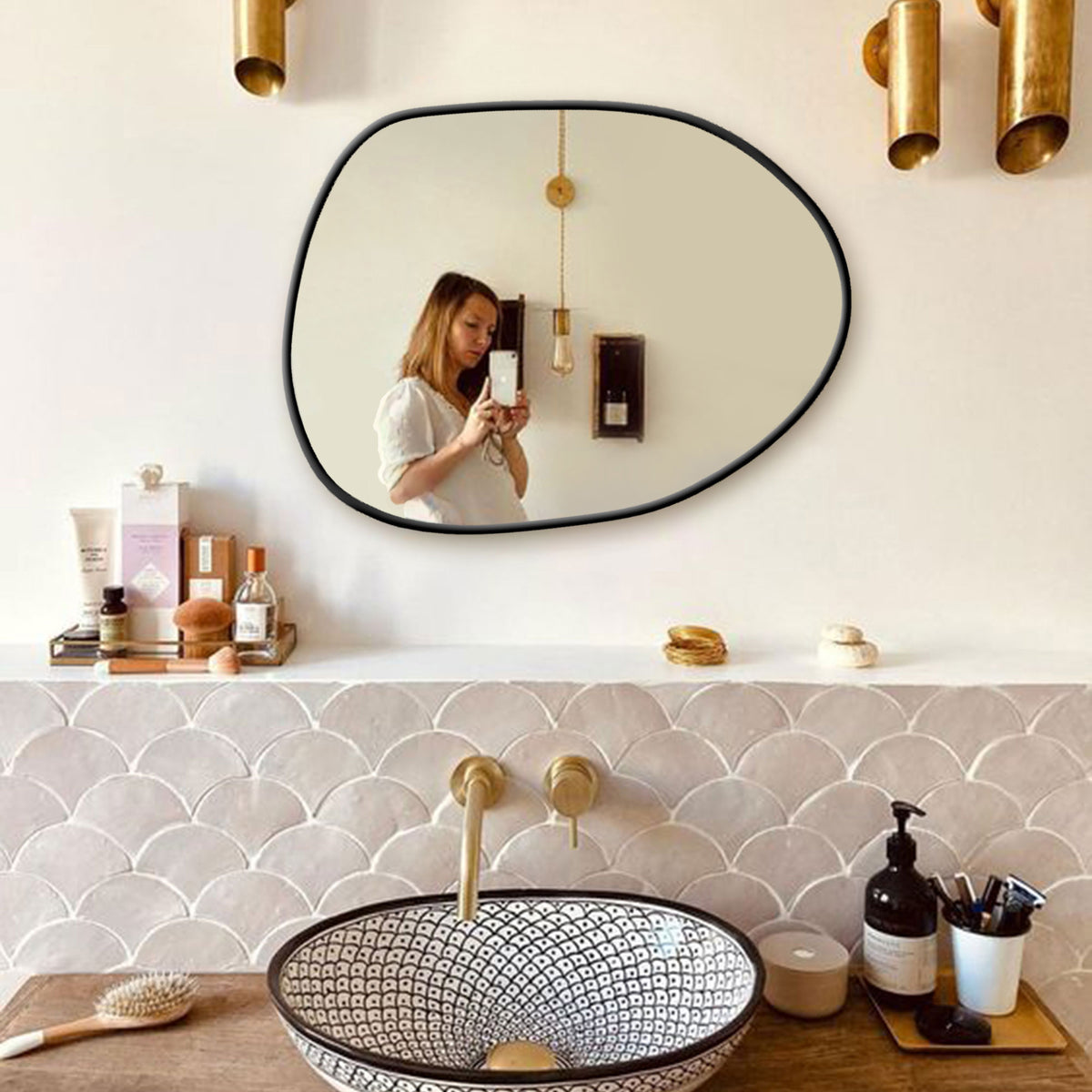 Lucida Wood Framed Wall Mirror