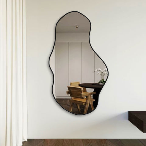 Monia Wood Framed Wall Mirror