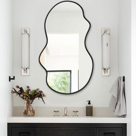 Large Luxurious Wood Frame Mirror