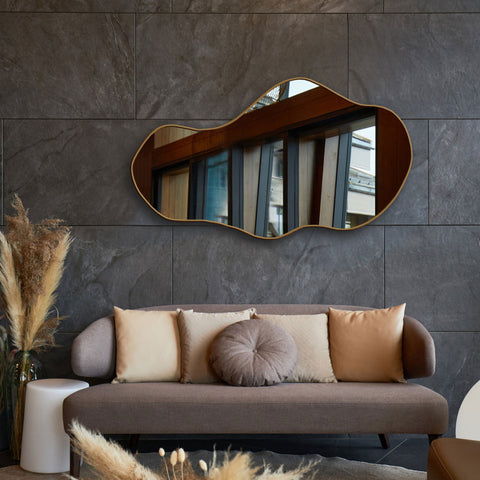 Monia Wood Framed Wall Mirror