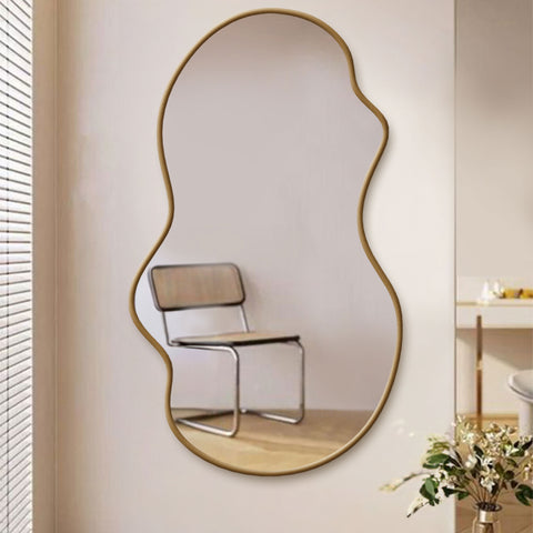 Large Luxurious Wood Frame Mirror