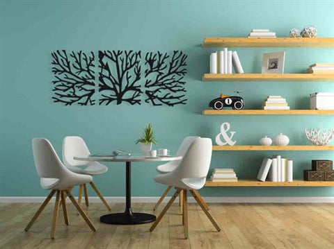 Tree Branches Metal Wall art