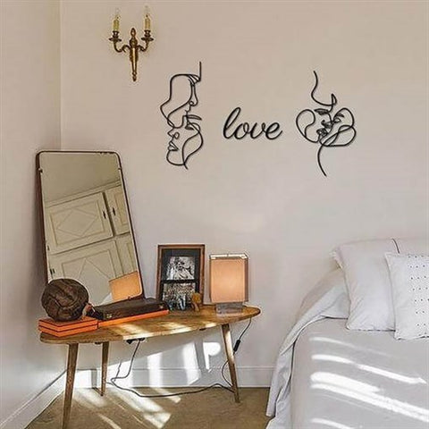 Lovers Metal Wall sign