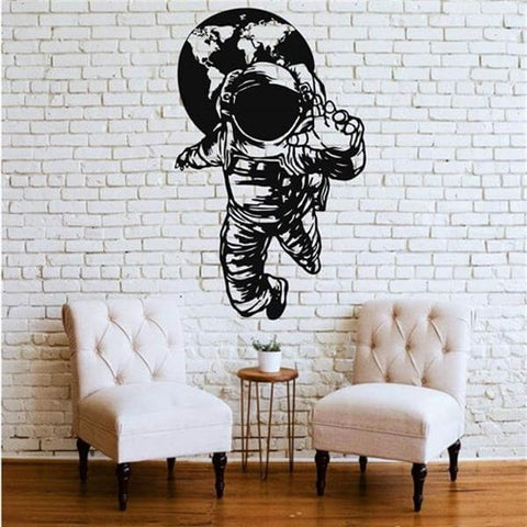 Astronaut Metal Wall sign