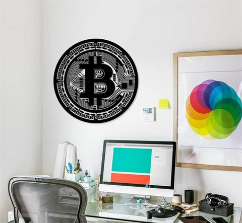 Bitcoin Metal Wall Decoration