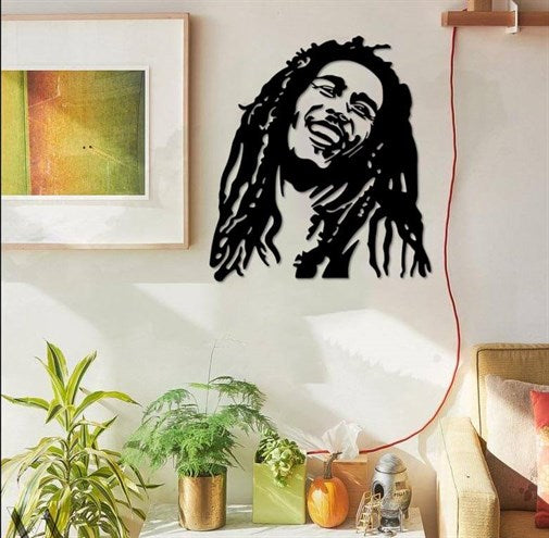 Bob Marley Metal Wall sign