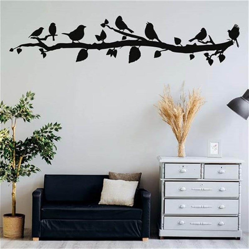 Birds on the branch Metal Wall Decor