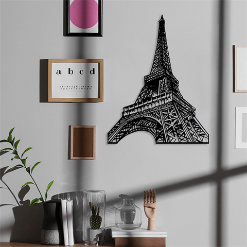 Eiffel Tower Metal Wall Art