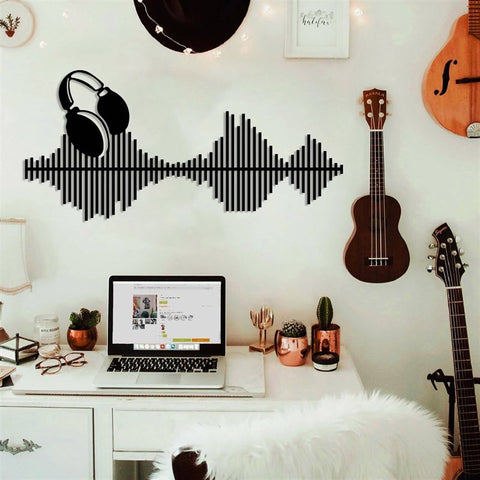 Frequency Metal Wall Decor