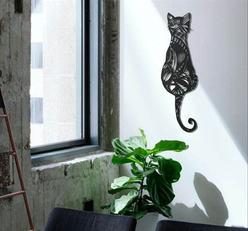 Cat Metal Wall art