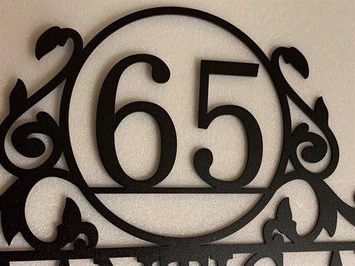 Personalized Nameplate Metal Wall Decor-5