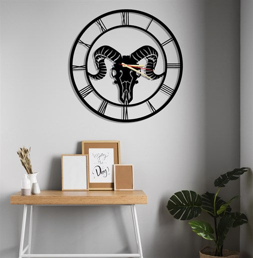 Aries  Metal Wall Clock-1