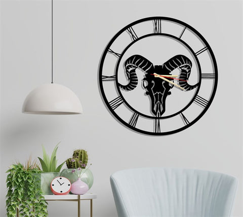 Aries  Metal Wall Clock-0