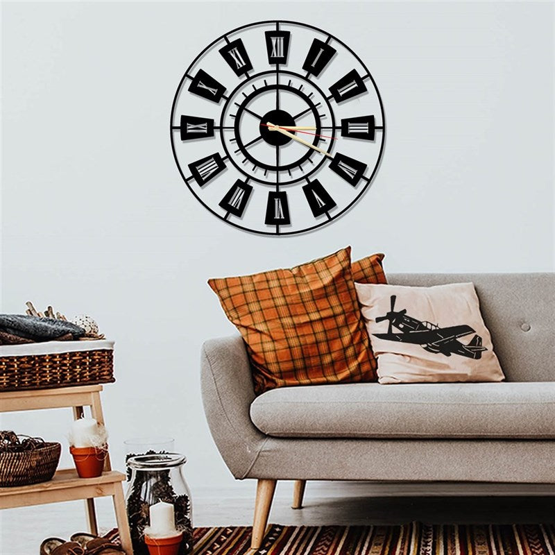 Luqa Metal Wall Clock-0