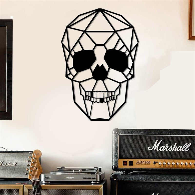 Skull Metal Wall Art-0