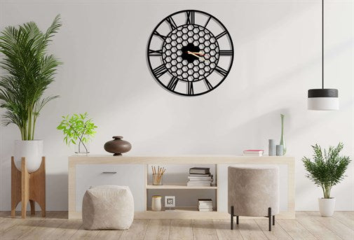 Honeycomb Wall Clock-4
