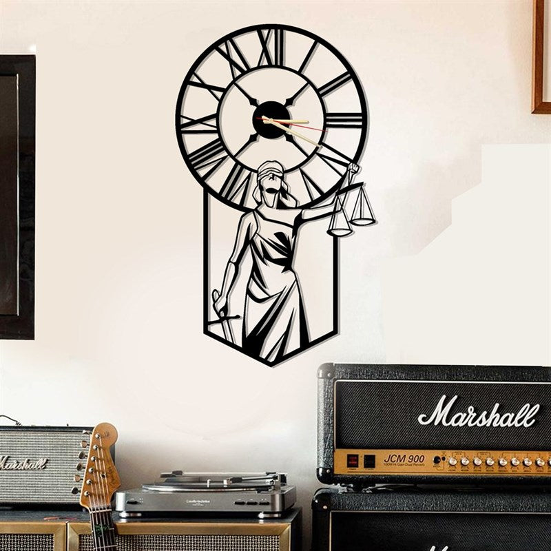 Themis Metal Wall Clock-0